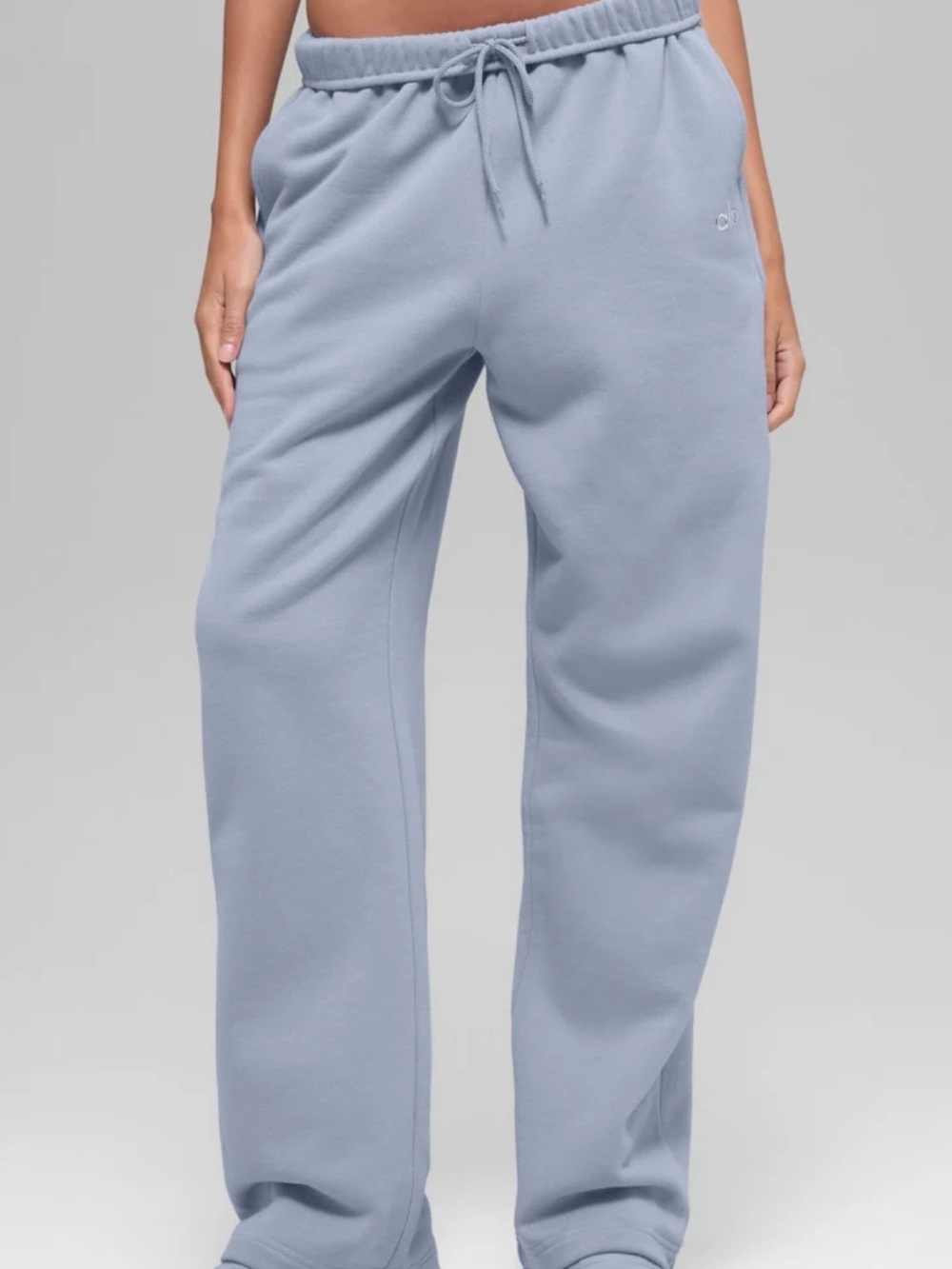 ALO Yoga Relaxed Drawstring Joggers in Dusty Blue